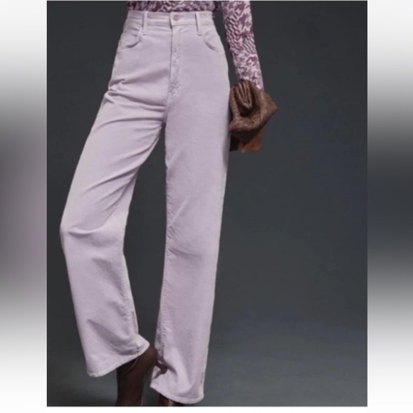MOTHER Pants - Mother Tunnel Vision Sneak Corduroy Straight Pant Hopscotch Womens 29